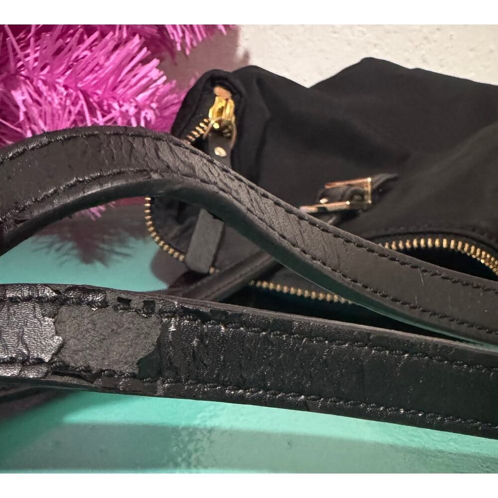 Kate Spade New York Black Nylon Tote Bag – Pre-Owned –‎ Minor Wear on Handles - Picture 5 of 6